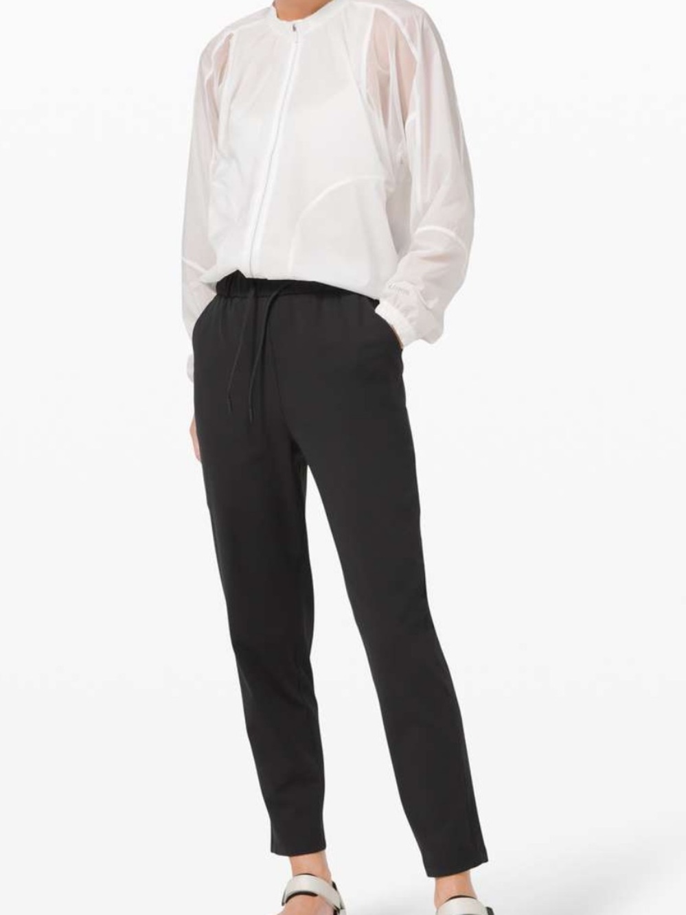 Lululemon Womens Keep Moving Pant Black 7/8 High Rise Luxtreme Sz 4 Athleisure